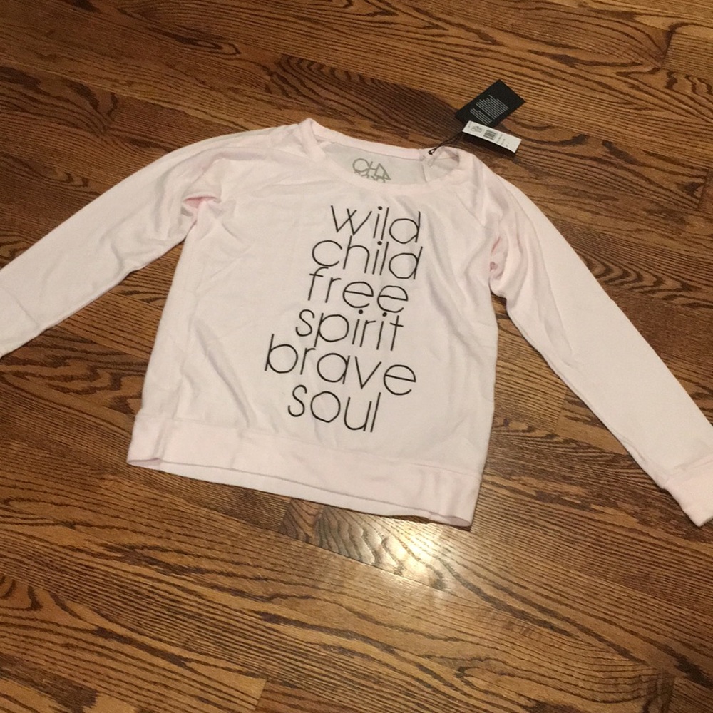 NEW Chaser Brand logo sweater, Size Medium
